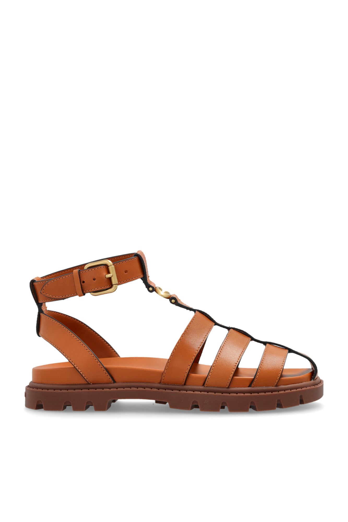 Brown Sandals Sclupt Coach - Vitkac AS